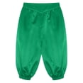 thumbnail image 3 of Yhong Childrens Medieval Capri Pants Solid Color Trousers Stage Performance Outfits Green 8, 3 of 5