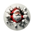 thumbnail image 2 of Puntoco Adornos colgantes de acrílico para ventanas, casa de nieve, decoración de pared de Papá Noel, disco colgante para patio, decoración de pared, decoraciones navideñas, decoraciones colgantes, 2 of 6