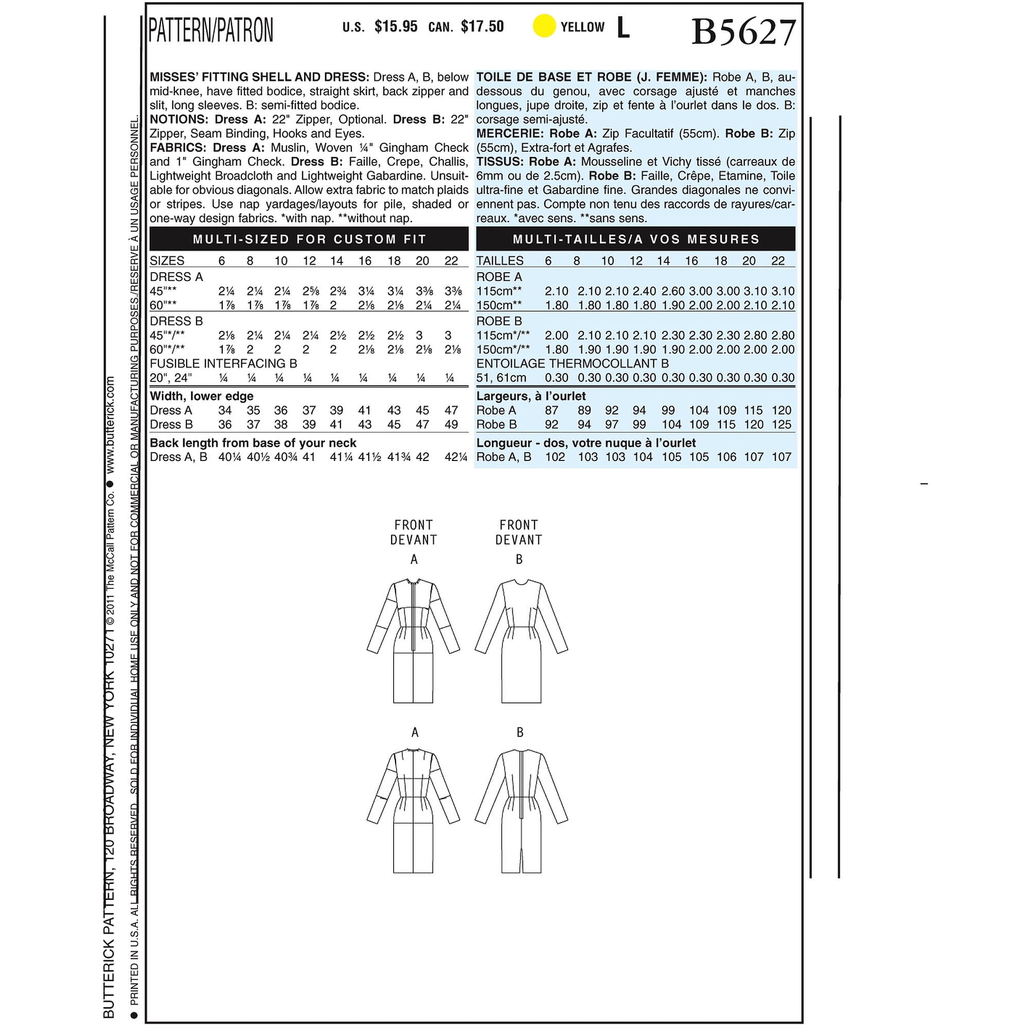 20+ Butterick Patterns