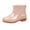 Khaki, variant on Classic Garden Boots, Non Slip Mud Boots, Glossy Ankle Rain Boots Waterproof Mid Heel Garden Boots Non Slip Slip On Short Mud Boots Elegant Outdoor Water Shoes Durable Work Footwear, Blue 7