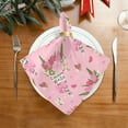thumbnail image 2 of Coolnut Loving Rose Cloth Napkins Set of 6, Durable Printed Washable Table Napkins for Valentines, Weddings, Dinners Parties Home Decor, 20 x 20 Inch Washcloth Gift, 2 of 7