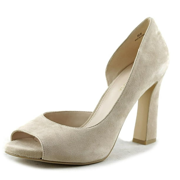 Pelle Moda - pelle moda nolan peep-toe suede heels - Walmart.com ...