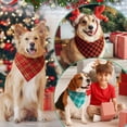 thumbnail image 4 of Pañuelos para perros Abbylike Christmas Plaid 80 x 55 cm, 50 unidades, 4 of 6