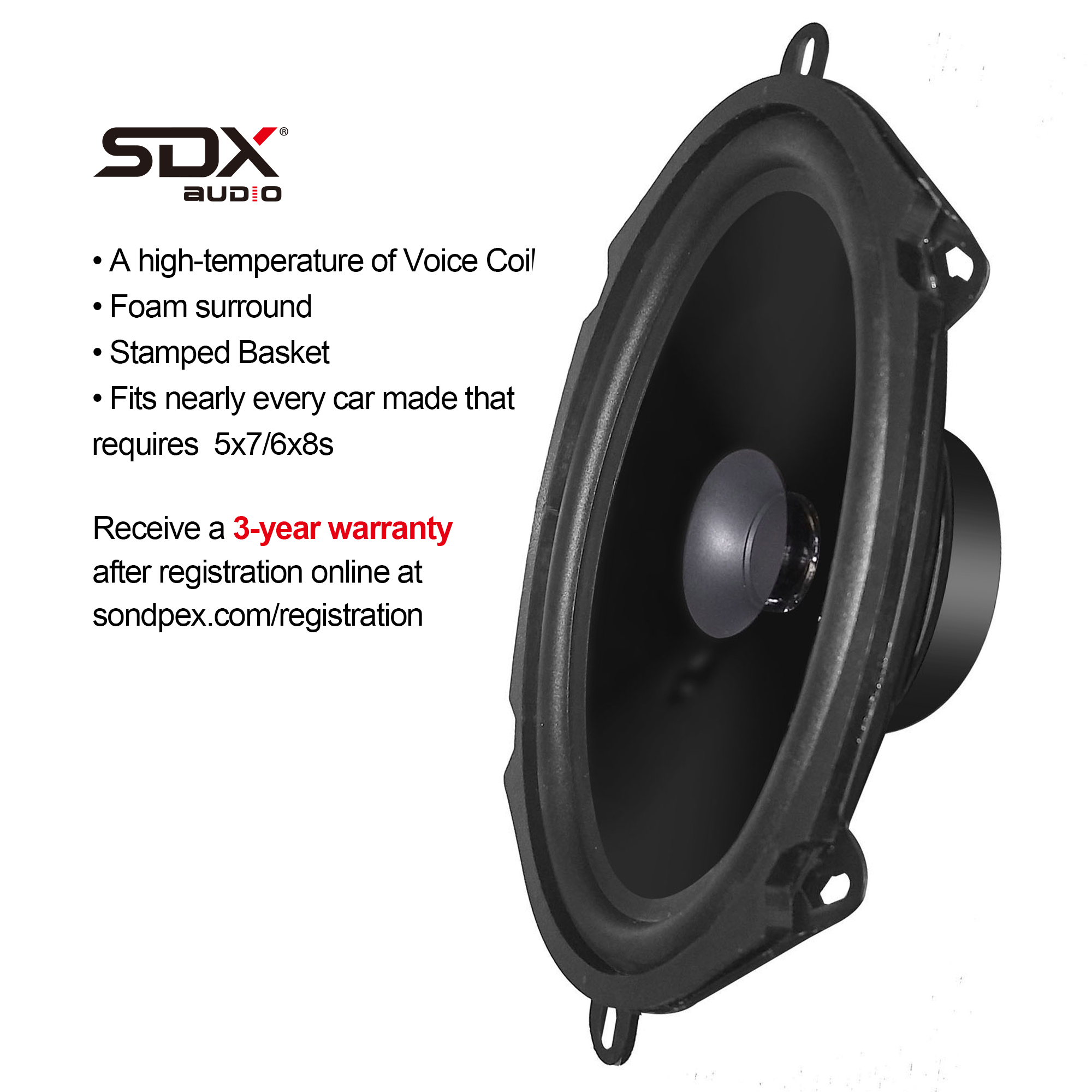 SS Audio 5x7 Speaker Foam Surround Repair Kit – Universal Fit – Made In USA (Free Shipping)