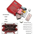 thumbnail image 5 of (Red)Handbag Leather Crossbody Purses And Handbags For Women, 5 of 5
