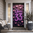 thumbnail image 7 of LUUFILx Cheers to 33 Birthday Banner Glitter Photo Backdrop Party Decoration Celebration Sign Photography Props Event Supplies Décor, 7 of 7