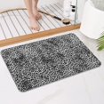 thumbnail image 4 of Black and Tan Leopard Print Bathroom Rugs Mat,Non Slip Microfiber Bathroom Rug,Rubber Backing,Soft Bathroom Mats for Bathroom Floor,Tub and Shower,17x27in(43x68cm), 4 of 5