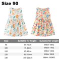thumbnail image 2 of Vestido casual para niña, vestidos sin mangas para fiesta de verano para niños, ropa de playa para fiesta de verano, 90cm, 2 of 5