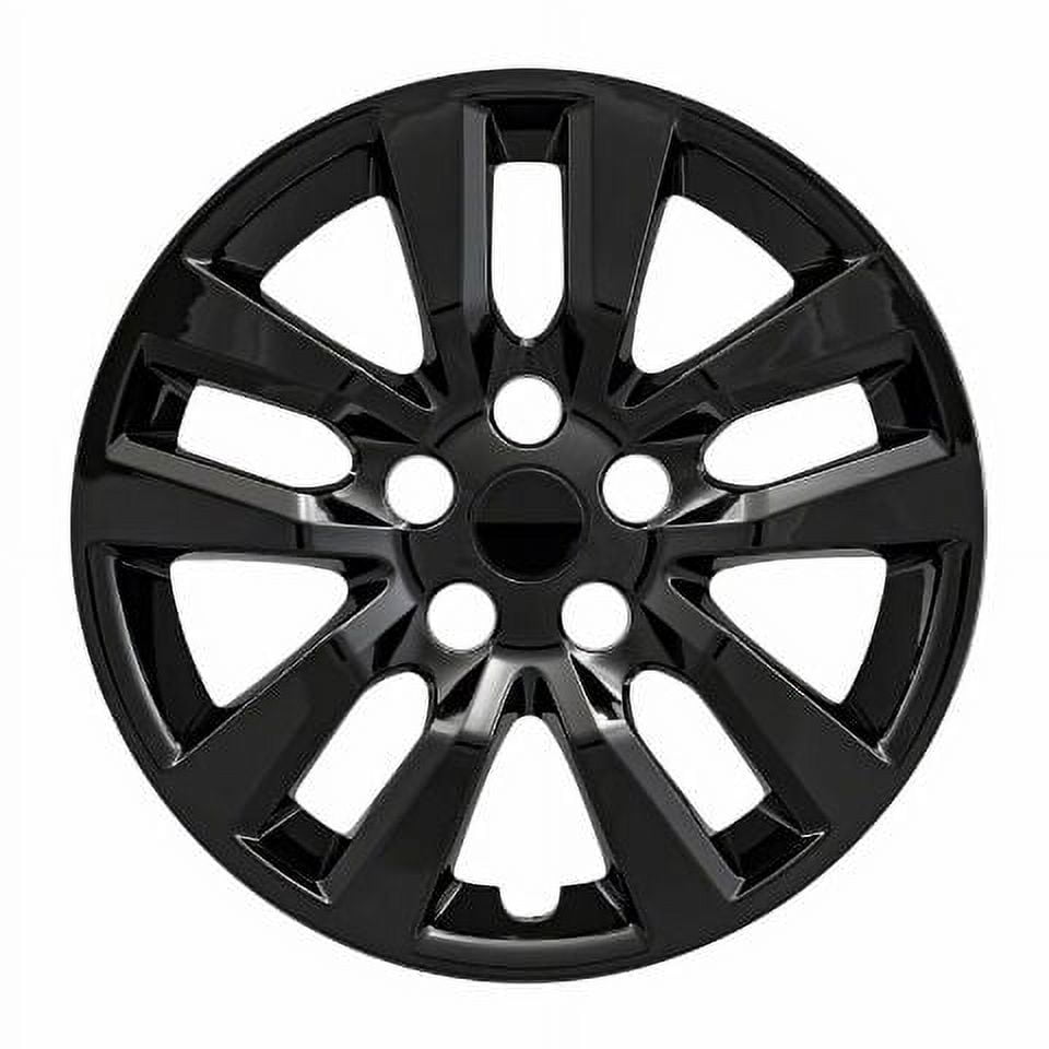 Fuel Rider Set of 4 16 inch Chrome Snap-On Hubcaps With 10 Spoke Compatible With 2013-2018 Nissan Altima Standard Steel Wheel Covers