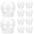 thumbnail image 3 of ATriss Diy Snow Globe,10Pcs Diy Snow Globe Water Globe Christmas Clear Plastic Snow Globe for Diy Crafts, 3 of 11
