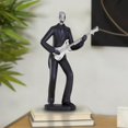thumbnail image 1 of Accent Collection Musician Statue, Black Sculpture, Home Decor Gift for Musicians, Guitarists 11 inch 27 cm, 1 of 6