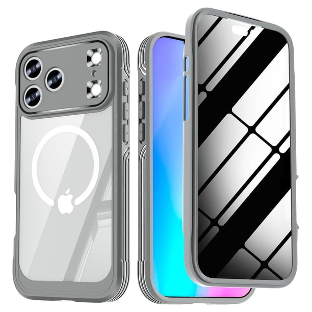 Funda Magnética Antiespía y Antigolpes KEKBOXQ para iPhone 17 Pro Max