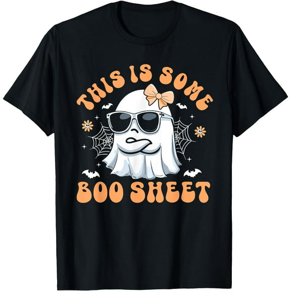 This Is Some Boo Sheet Womens Shirt Cute Ghost Halloween T-Shirt,tops tees