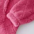 thumbnail image 3 of SWSMCLT Women's Fuzzy Hoodie Hooded Fleece Sweatshirt Plush Winter Warm Long Sleeve Cute Hood Pullover Pj Pajama Tops Cold Weather Rose Small, 3 of 5