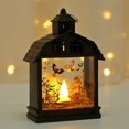thumbnail image 2 of LED Halloween Decorative Candle Oil Lamp Handheld Creative Retro Pumpkin Lamp Decoration (Scarecrow), 2 of 7