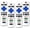 Glacier White, variant on 2 Pack Replacement Remote Control Only for Roku TV, Compatible with All TCL/Hisense/Onn/Sharp/Philips / (Not for Roku Stick, Box or Speaker)((Obsidian Black)
