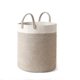 thumbnail image 1 of Cestas de almacenamiento de cuerda tejida - Cesta de algodón alta de 13 x 15 pulgadas, cesto de ropa para mantas, niños Cesto para ropa de bebé, juguete, cesto para ropa de guardería, 1 of 5