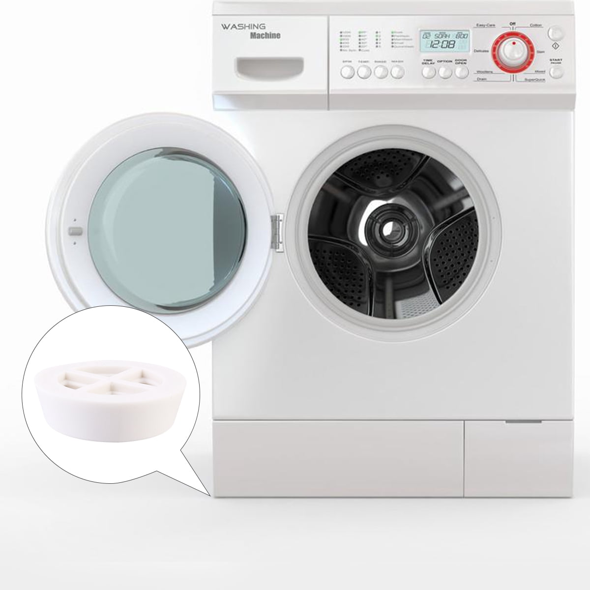 SOPOTUTU Tpr Washer Pad Non-Slip Floor Protector for Washer Sound Insulation 12Pcs