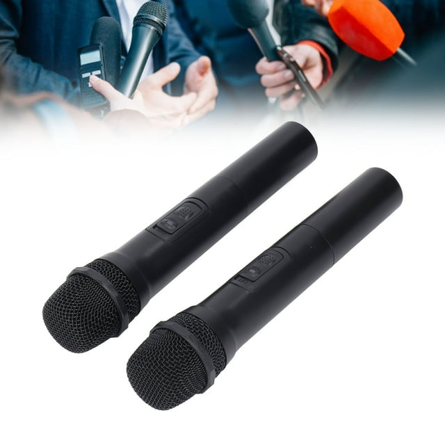 Microphone, 1 à 2 micro Mic Fidelity 200 MHz-300 MHz Mesh métallique pour le karaoké