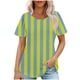 thumbnail image 1 of Tops Cortos para las Mujeres Cuello Redondo Suelto Impreso de Manga Corta, Tops Sueltos para las Mujeres, 1 of 4