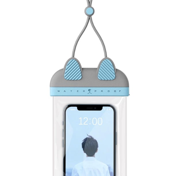 Bolsa Impermeable Flotante Para Teléfono Móvil Con Pantalla Táctil En Forma De Gato, Bolsa Impermeable Para Teléfono Para Parques Acuáticos De Aguas Termales Yuarrent EL017606-02