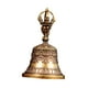 thumbnail image 4 of Campana Navideña de Bronce, Artesanía en Bronce, Campana de Mano de Latón para El Hogar, Jardín O Ventana., 4 of 9