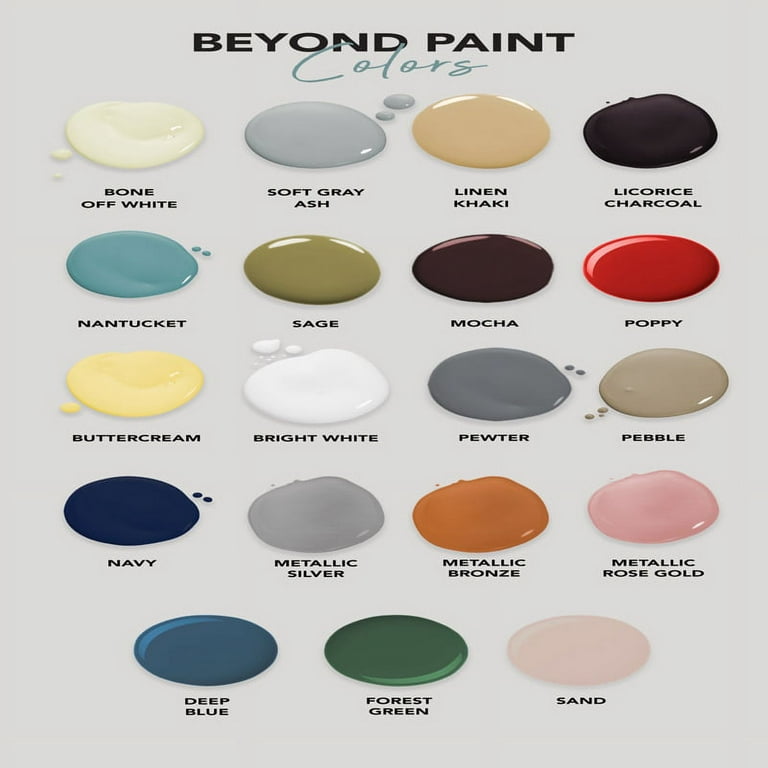 Beyond Paint Matte LICORICE Water-Based Paint Exterior and