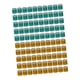 thumbnail image 2 of 100 anillos para pata de paloma (2023) para identificación de pinzones bantam naranja y verde, 2 of 7