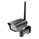 thumbnail image 2 of Cámara de seguridad simultánea alimentada por energía solar | Sensor de movimiento humano, LED intermitente, mando a distancia, 35 LEDs, impermeable IP65, vigilancia falsa exterior, ABS, blanco, 2 of 9