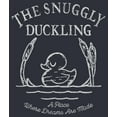thumbnail image 2 of Junior's Tangled Snuggly Duckling Motto Festival Muscle Graphic Tee Denim Blue Heather X Small, 2 of 4