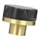 thumbnail image 5 of Tirador de cajón de mármol y latón, herraje para muebles, pomo elegante de 3,05 cm Negro, 5 of 9