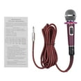 thumbnail image 2 of Dynamic Cardioid Condenser Handheld Microphone with 15ft Cable - Wired Mic with 6.35mm Plug for Live Stage Performances, Karaoke, and Music Singing, 2 of 7