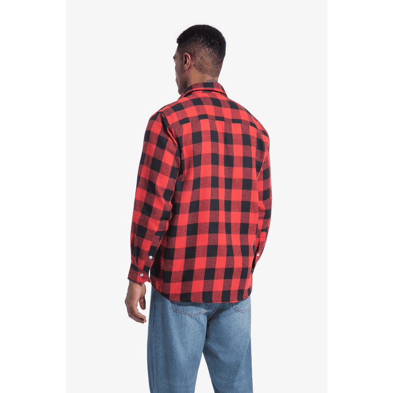 Onimisc Men's Plaid Flannel Shirt photo 2