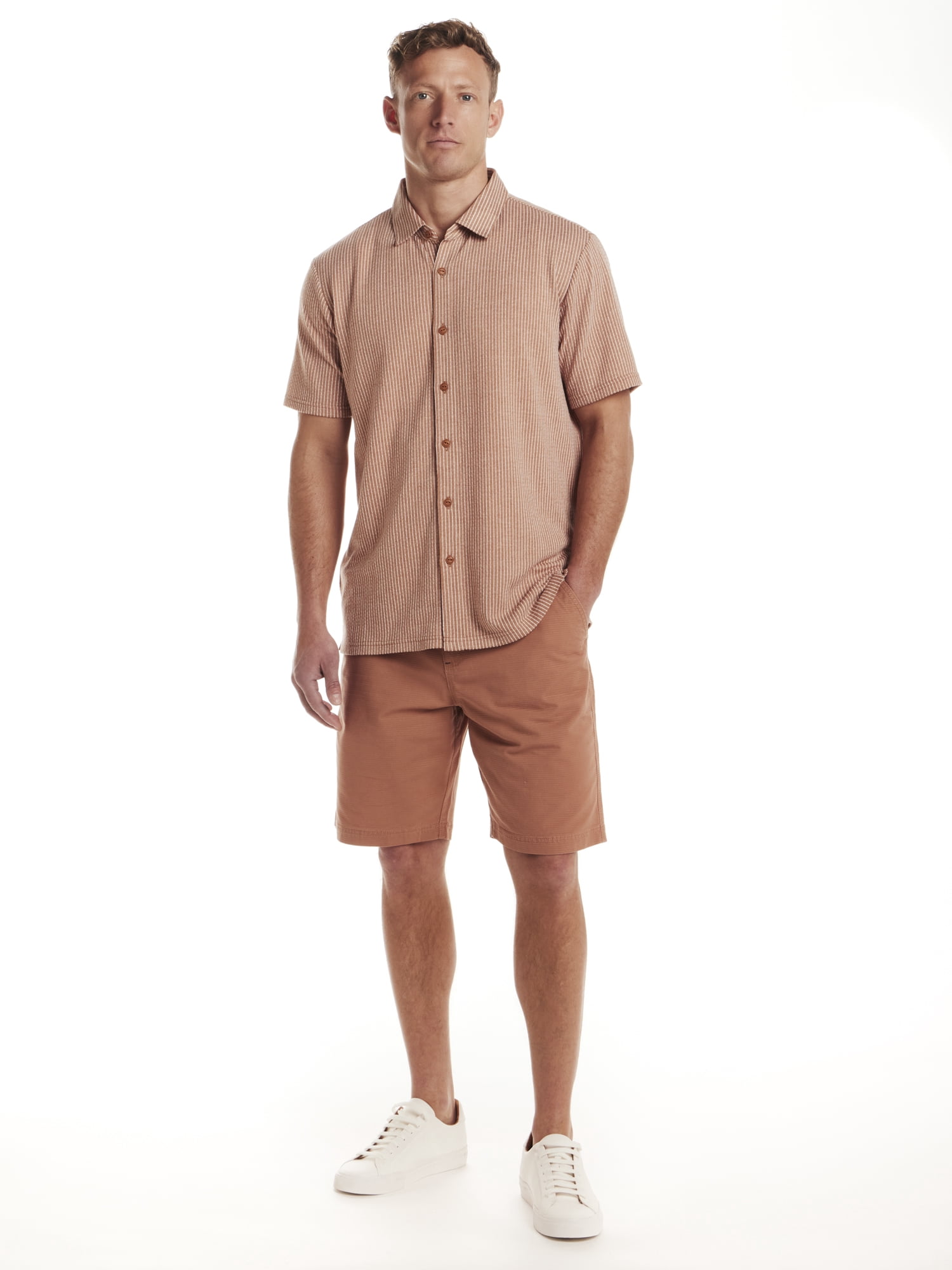 Frontier Threads Men's Short Sleeve Camp Buttondown Shirt