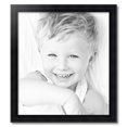 thumbnail image 2 of ArtToFrames 24" x 27" Satin Black Reverse Step Picture Frame, 24x27 inch Black Wood Poster Frame (WOM-1419), 2 of 8