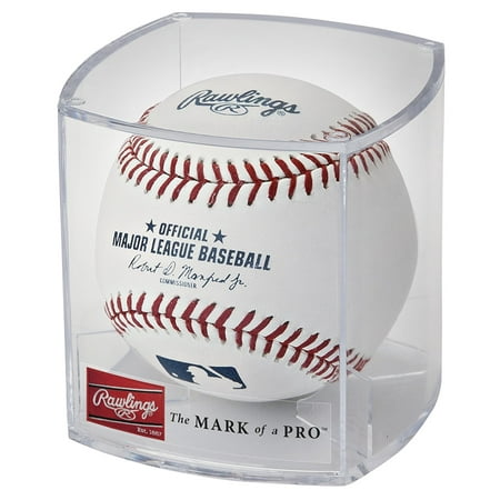 Rawlings Official 2019 MLB Baseball and Display (Best Bucket Of Baseballs)