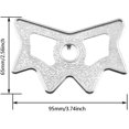 thumbnail image 3 of Billiard Bridge Head Silver Aluminium Alloy Slip-On for Billiard Pool Cue Stick, 3 of 5