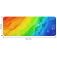 thumbnail image 7 of Rainbow Tie Dye Wave Pattern Kitchen Rug Mat,Kitchen Runner Rugs Non Skid Washable,Decorative Kitchen Floor Mats for Kitchen,Sink,Laundry,17"x47.2", 7 of 7