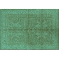 thumbnail image 1 of Ahgly Company Indoor Rectangle Oriental Turquoise Blue Industrial Area Rugs, 2' x 3', 1 of 4