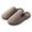 Coffee, variant on NOKIO Women's House Slippers Soft Plush Knitted Slides Cotton Indoor Outdoor Shoes with Non-S𝗅ip Sole, Memory F𝗈𝖺m Slide Warm Comfort Ladies Slipper for Home, Bedroom, Patio Use