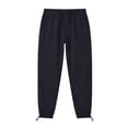 thumbnail image 4 of Amkhujs Mens Casual Pants Breathable Mesh Full Length Taper Jogger Pants Drawstring Elastic Waist Lightweight Sweatpants, 4 of 8