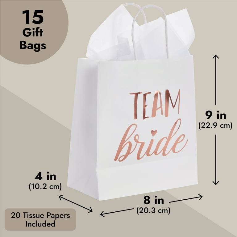 Rose Gold Gift Bags and Tissue 