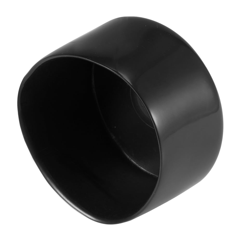 4pcs 2"(50mm) Round Black Vinyl End Cap Screw Thread Protectors Rubber