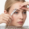thumbnail image 4 of 8 count Eyebrow Kit, 4 Professional Eyebrow Tweezers for Women Facial Hair, Precision Brow Tweezers for Eyebrows, Eyebrow Plucker Tweezers for Men, Small Eyebrow ,Eyebrow, 4 of 6