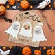 thumbnail image 5 of Christmas Decorations Clearance!! Cute Ghost Halloween Christmas Desk Ornament Picture Photo Frame Art Diy Family Ornaments Artwork for Crafts,Newlyweds,Living Room,Bedroom, 5 of 6