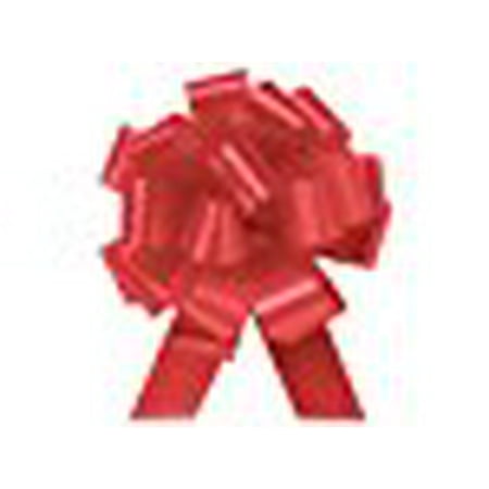 3 Inch Bow - A1BakerySupplies Gift Wrap Christmas Wedding Gift Wrap Pull Bows Pull String Bows 5.5 Inch 20 Loop - Set of 10 (Imperial Red)