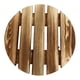 thumbnail image 2 of Maceta de madera con ruedas giratorias para facilitar su manejo en interiores y exteriores. Diámetro 35cm, 2 of 9