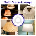 thumbnail image 3 of HEALEEP 20pcs Lamp Adapter Holder Lamp Shade Reducer Plastic Socket Conversion Home Users Shop, 3 of 8