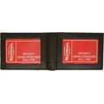thumbnail image 3 of Marshal Center Flap Genuine Lambskin Soft Leather ID card Credit Card Bifold Wallet, 3 of 5