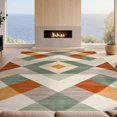 thumbnail image 2 of Design&I 5'x7' Ultra Soft Area Rug, Patchwork Abstract Geometric Contemporary Block Large Patterned None Fluffy Washable Non Shedding for Bedroom Living Room Home Office, 2 of 7